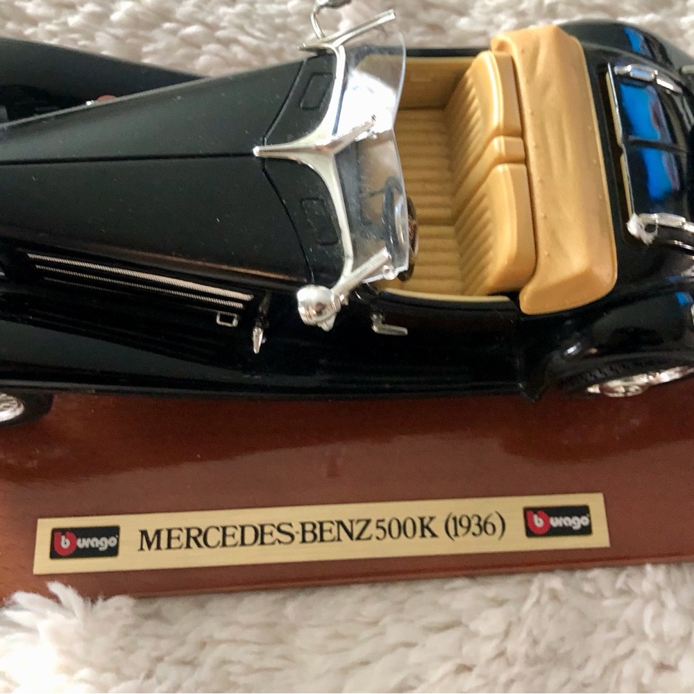 Vintage Bburago 1936 Mercedes-Benz 500 K Special Roadster 1:20 Scale Diecast